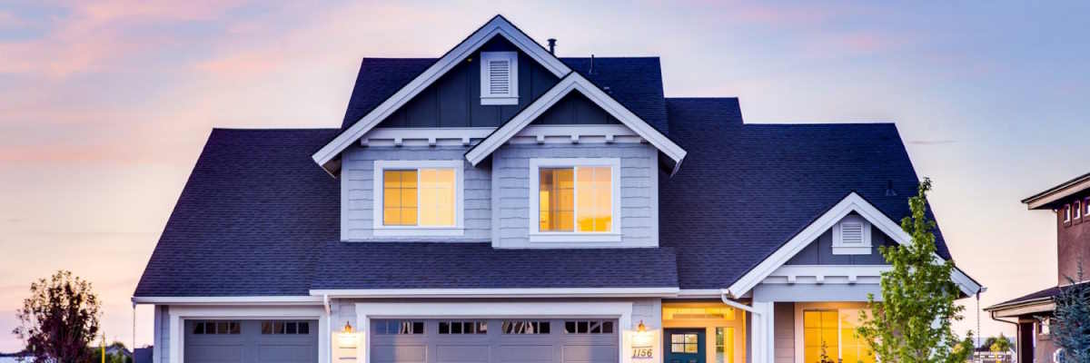 Sample site header image of a house